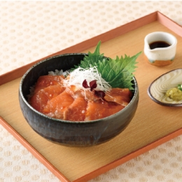 北海道産 サーモン漬け丼の具