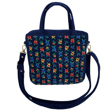 カリーナ 2WAYバッグ ネイビー